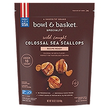 Bowl & Basket Specialty Wild Caught Colossal Sea Scallops, 16 oz