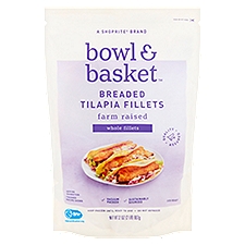 Bowl & Basket Breaded Tilapia Whole Fillets, 32 oz