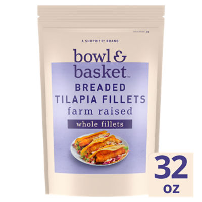 Bowl & Basket Breaded Tilapia Whole Fillets, 32 oz