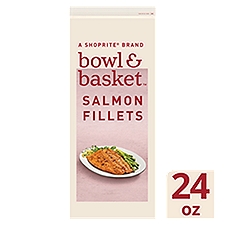 Bowl & Basket Skin On & Boneless Salmon Fillets, 24 oz, 1.5 Pound