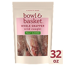 Bowl & Basket Fully Cleaned Whole Wild Caught Snapper, 32 oz, 32 Ounce