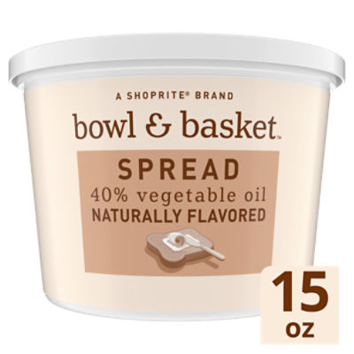 Bowl & Basket 40% Vegetable Oil Spread, 15 oz, 15 Ounce
