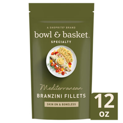 Bowl & Basket Specialty Mediterranean Skin on & Boneless Branzini Fillets, 12 oz