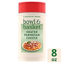 Bowl & Basket Grated Parmesan Cheese, 8 oz, 8 Ounce
