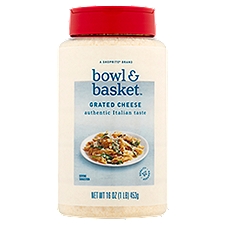 Bowl & Basket Cheese, Grated, 16 Ounce