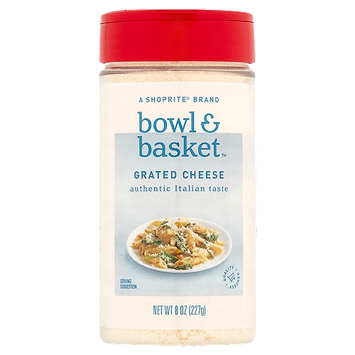 Bowl & Basket Grated Cheese, 8 oz