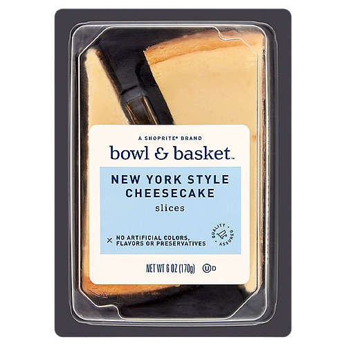 Bowl & Basket New York Style Cheesecake Slices, 6 oz