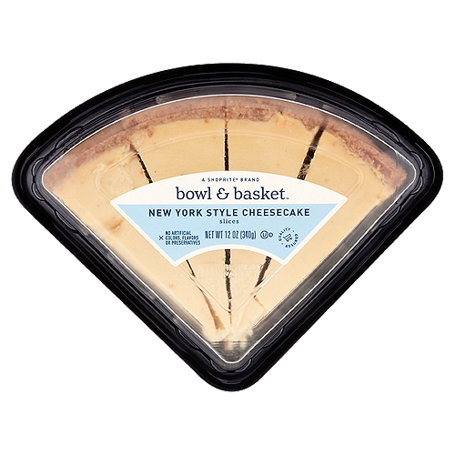 Bowl & Basket New York Style Cheesecake Slices, 12 oz