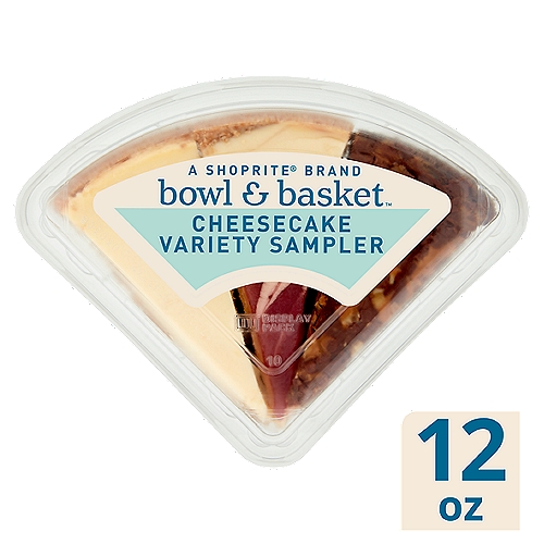 Bowl & Basket Variety Sampler Cheesecake, 12 oz