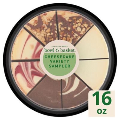 Bowl & Basket Variety Sampler Cheesecake, 16 oz, 16 Ounce