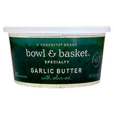 Bowl & Basket Specialty Olive Oil, Garlic Butter, 10 Ounce
