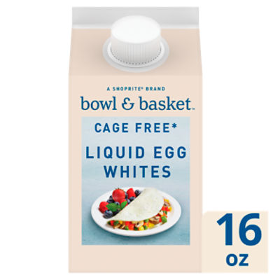 Bowl & Basket Cage Free Liquid Egg Whites, 16 oz, 16 Ounce