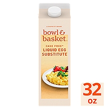 Bowl & Basket Cage Free Liquid Egg Substitute, 32 oz, 32 Ounce