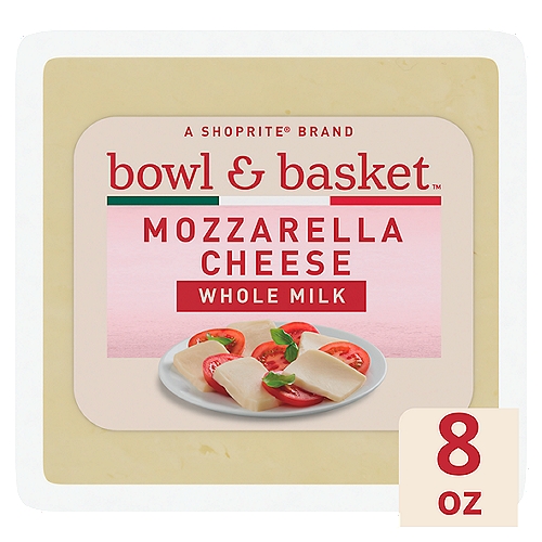 Bowl & Basket Whole Milk Mozzarella Cheese, 8 oz