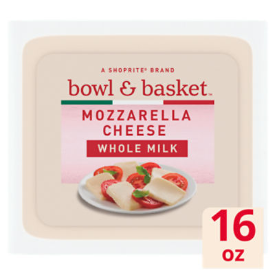 Bowl & Basket Whole Milk Mozzarella Cheese, 16 oz