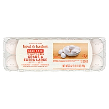 Bowl & Basket Cage Free White Eggs, Extra Large, 12 count, 27 oz