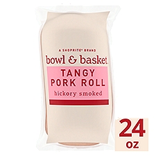 Bowl & Basket Hickory Smoked Tangy Pork Roll, 24 oz, 24 Ounce