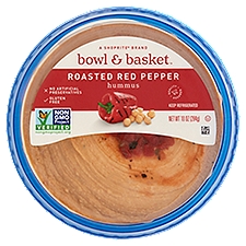 Bowl & Basket Roasted Red Pepper Hummus, 10 oz