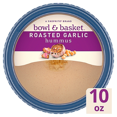 Bowl & Basket Roasted Garlic Hummus, 10 oz
