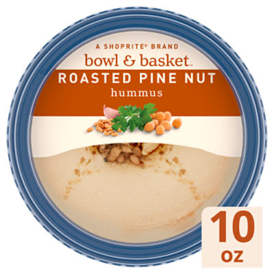 Bowl & Basket Roasted Pine Nut Hummus, 10 oz, 2 Ounce