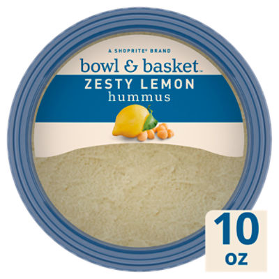 Bowl & Basket Zesty Lemon Hummus, 10 oz, 10 Ounce