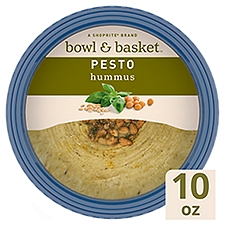 Bowl & Basket Pesto Hummus, 10 oz, 10 Ounce