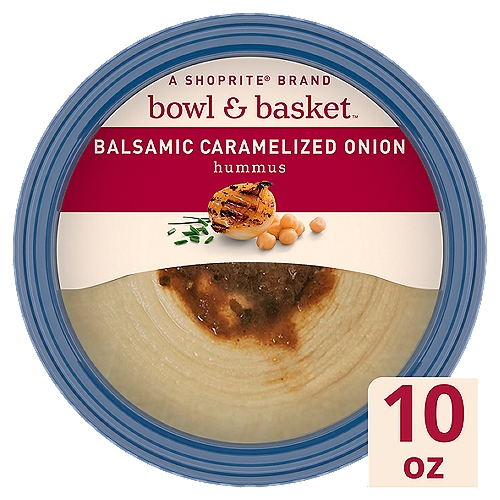 Bowl & Basket Balsamic Caramelized Onion Hummus, 10 oz
