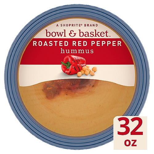 Bowl & Basket Roasted Red Pepper Hummus, 32 oz
