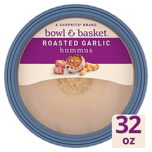 Bowl & Basket Roasted Garlic Hummus, 32 oz