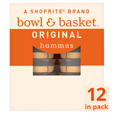 Bowl & Basket Original Hummus, 2.5 oz, 12 count