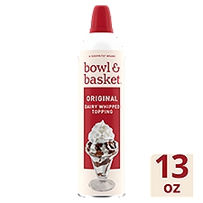 Bowl & Basket Original Dairy Whipped Topping, 13 oz, 13 Ounce