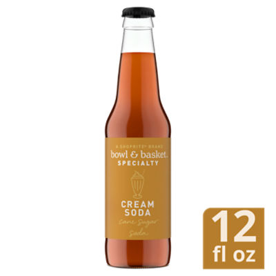 Bowl & Basket Specialty Cream Cane Sugar Soda, 12 fl oz
