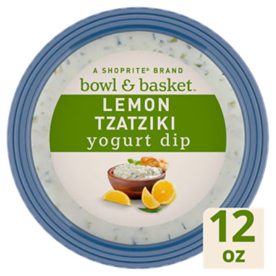 Bowl & Basket Lemon Tzatziki Yogurt Dip, 12 oz