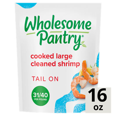 Wholesome Pantry Cooked Large Cleaned Shrimp, 16 oz