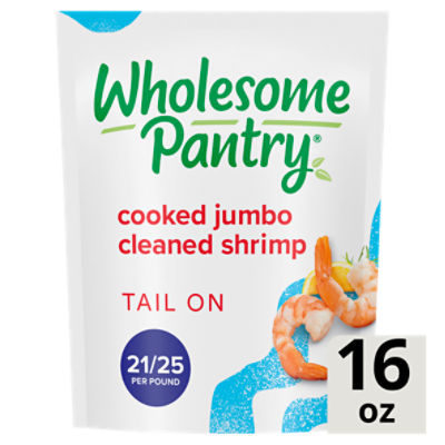 Wholesome Pantry Cooked Jumbo Cleaned Shrimp, 16 oz