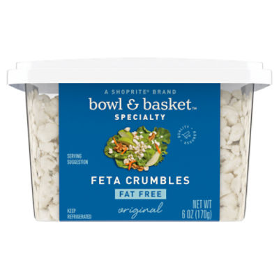 Bowl & Basket Specialty Original Feta Crumbles, 6 oz
