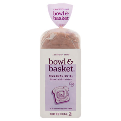Bowl & Basket Cinnamon Swirl Bread with Raisins, 16 oz