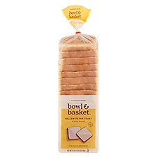 Bowl & Basket Yellow Texas Toast Sliced Bread, 24 oz, 24 Ounce