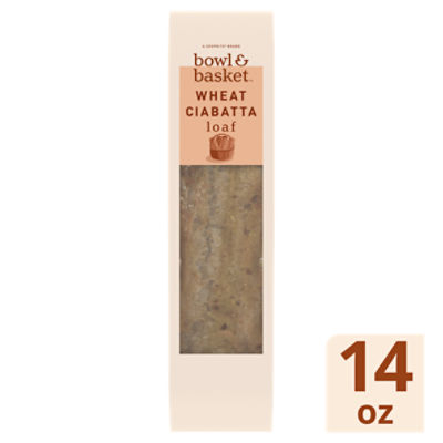Bowl & Basket Wheat Ciabatta Loaf, 14 oz