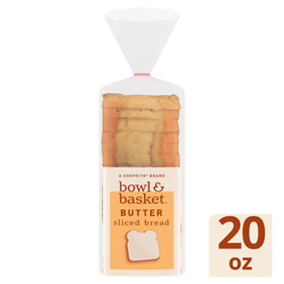 Bowl & Basket Butter Sliced Bread, 20 oz, 20 Ounce