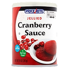 Price Rite Cranberry Sauce, Jellied, 14 Ounce