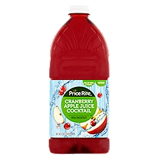 Price Rite Juice Cocktail, Cranberry Apple, 64 Fluid ounce