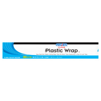 Price Rite 200 sq ft Clear Plastic Wrap - Price Rite