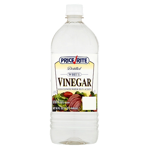 Price Rite Distilled White Vinegar, 32 fl oz