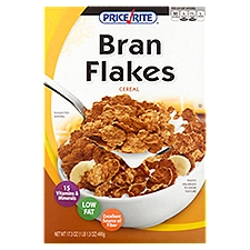 Price Rite Cereal, Bran Flakes, 17.3 Ounce