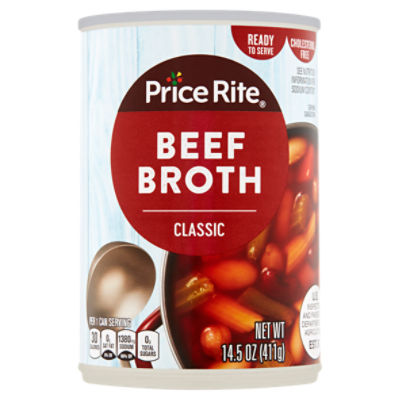 Price Rite Classic Beef Broth, 14.5 oz