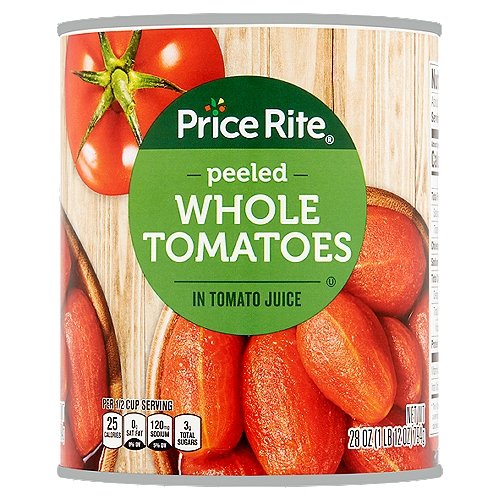 Price Rite Peeled Whole Tomatoes in Tomato Juice, 28 oz