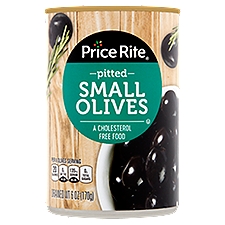 Price Rite Pitted Small, Olives, 6 Ounce