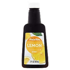 Price Rite Lemon, Extract, 2 Fluid ounce