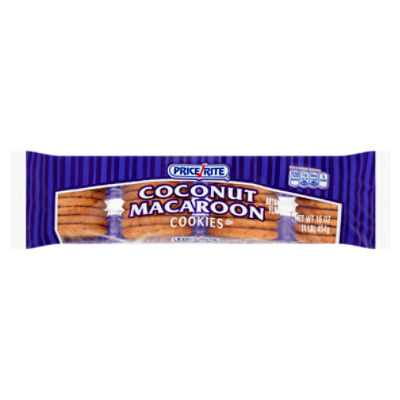 Price Rite Coconut Macaroon Cookies, 16 oz